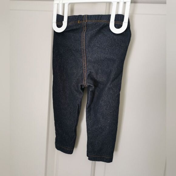 5/$10 Carter's denim leggings size 9 m - Picture 3 of 4
